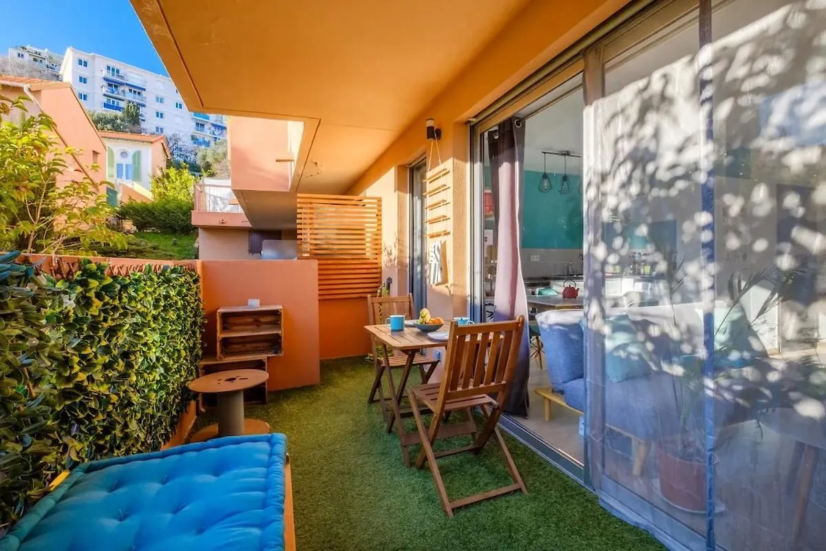 Appartement Calme Avec Terrasse Et Climatisation Nice 0*,  France